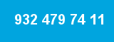 932 479 74 11